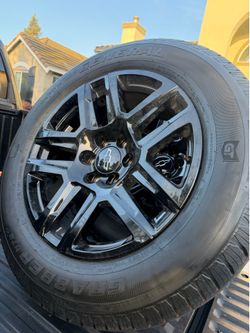 20” new take off Chevy trail boss rims and tires for sale 6 lug