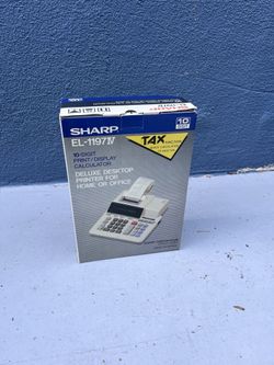 Sharp EL 1197IV Printing Calculator