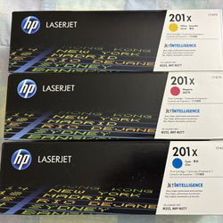 BRAND NEW HP LASERJET  COLOR CARTRIDGES 