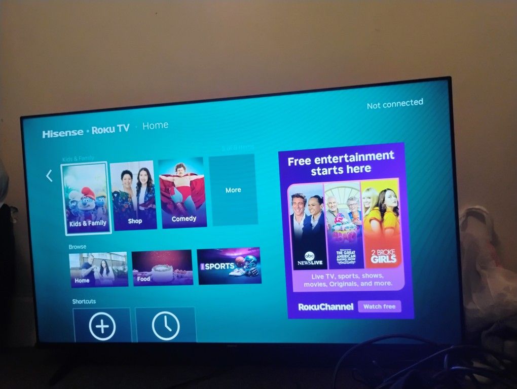 50" Hisense Roku Smart TV 2024