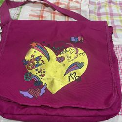 Girls Pink School Bag