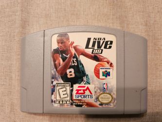 Nintendo 64 NBA Live 99 game cartridge