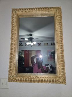 Console table and mirror