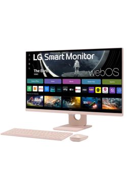 Pink LG desktop