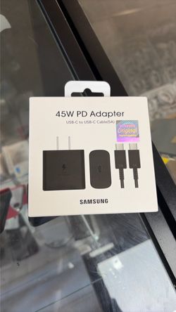 Samsung 45W PD Adapter with USB-C Cable