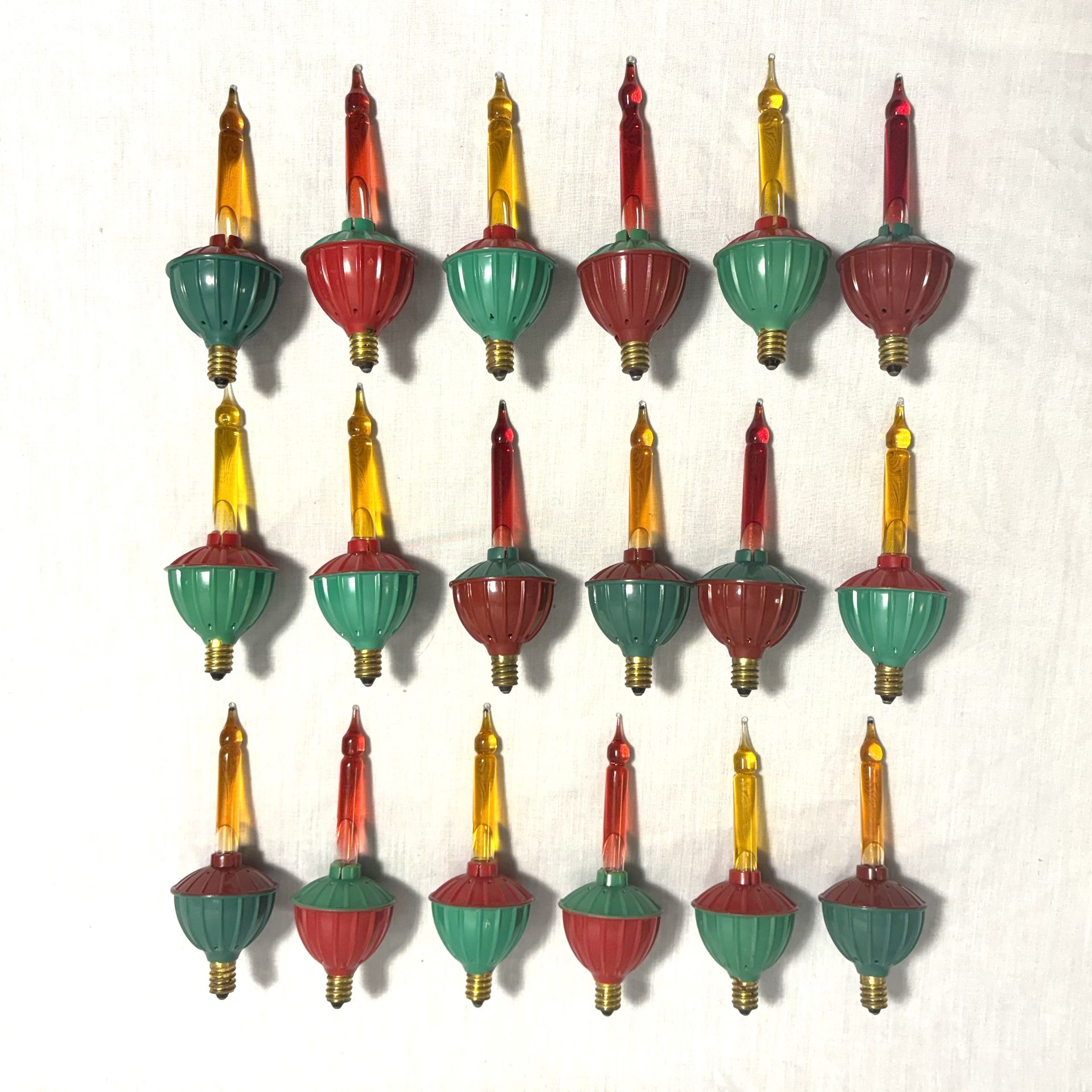 Set of 18 Roman Style Christmas Bubble Lights