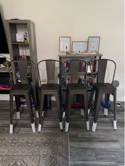 Bar Stools Set Of 4 (30 In) Indoor Outdoor