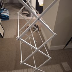 3 Tier White Clothes Drying Rack