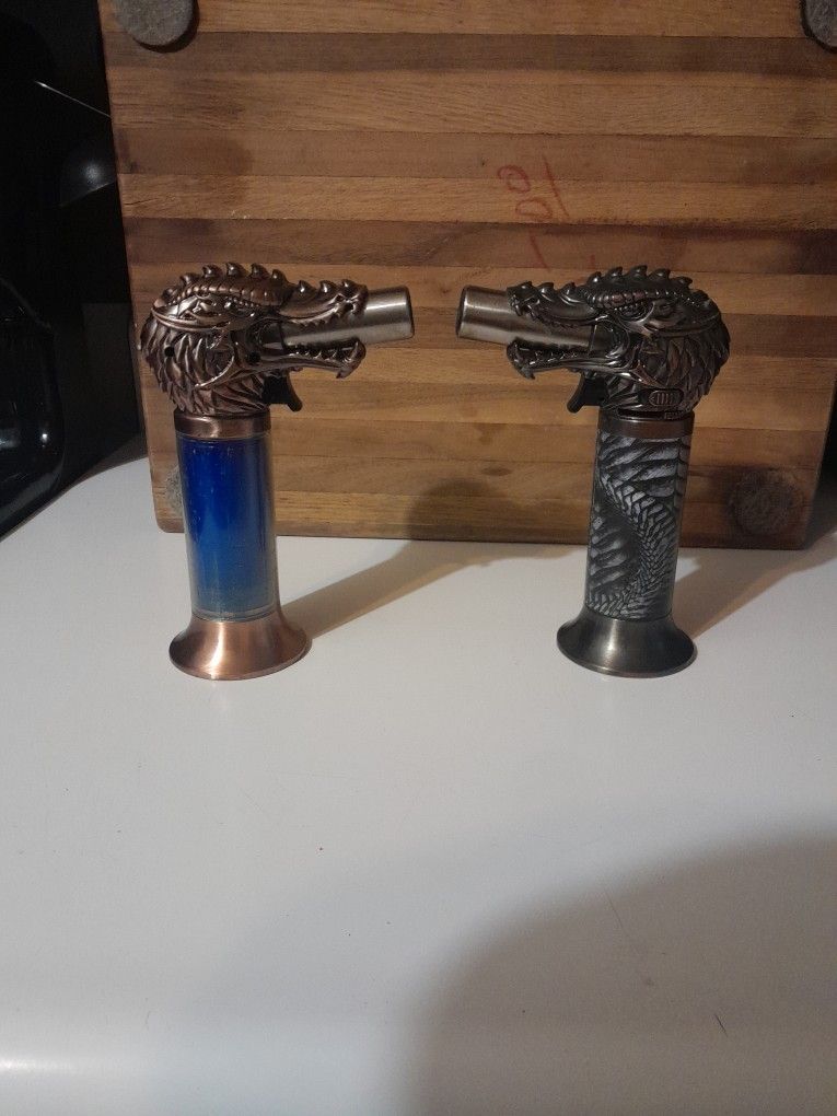 Dragon Model Adjustable Jet Flame Torch Lighter Butane Fueled