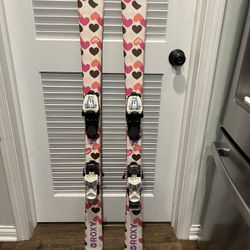 Kid’s Skis  Roxy 130 Cm with Marker Bindings 
