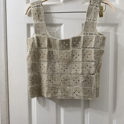 Vintage Suede-like Patchwork Stitched Heart Cutout Top