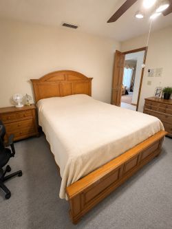 Real wood Bed - NO mattress