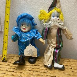 PAYASITOS ANTIGUO DE PORCELANA 