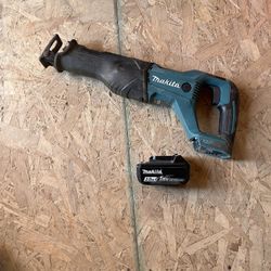 Makita Sawzall With Battery 