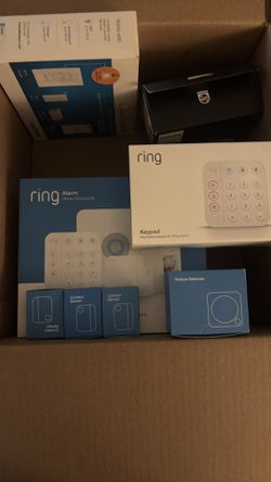 Ring Alarm System - 5 piece plus 3 extra contact sensors and Motion detector
