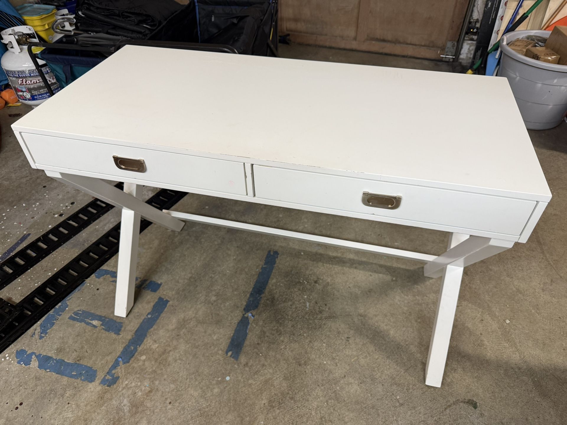 Pier One, Two Drawer Writing Desk / Vanity
