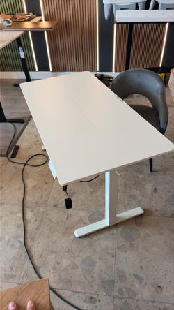 55 inches brand new white standing desk
