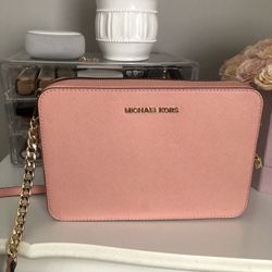 Pink Micheal Kors Crossbody Bag