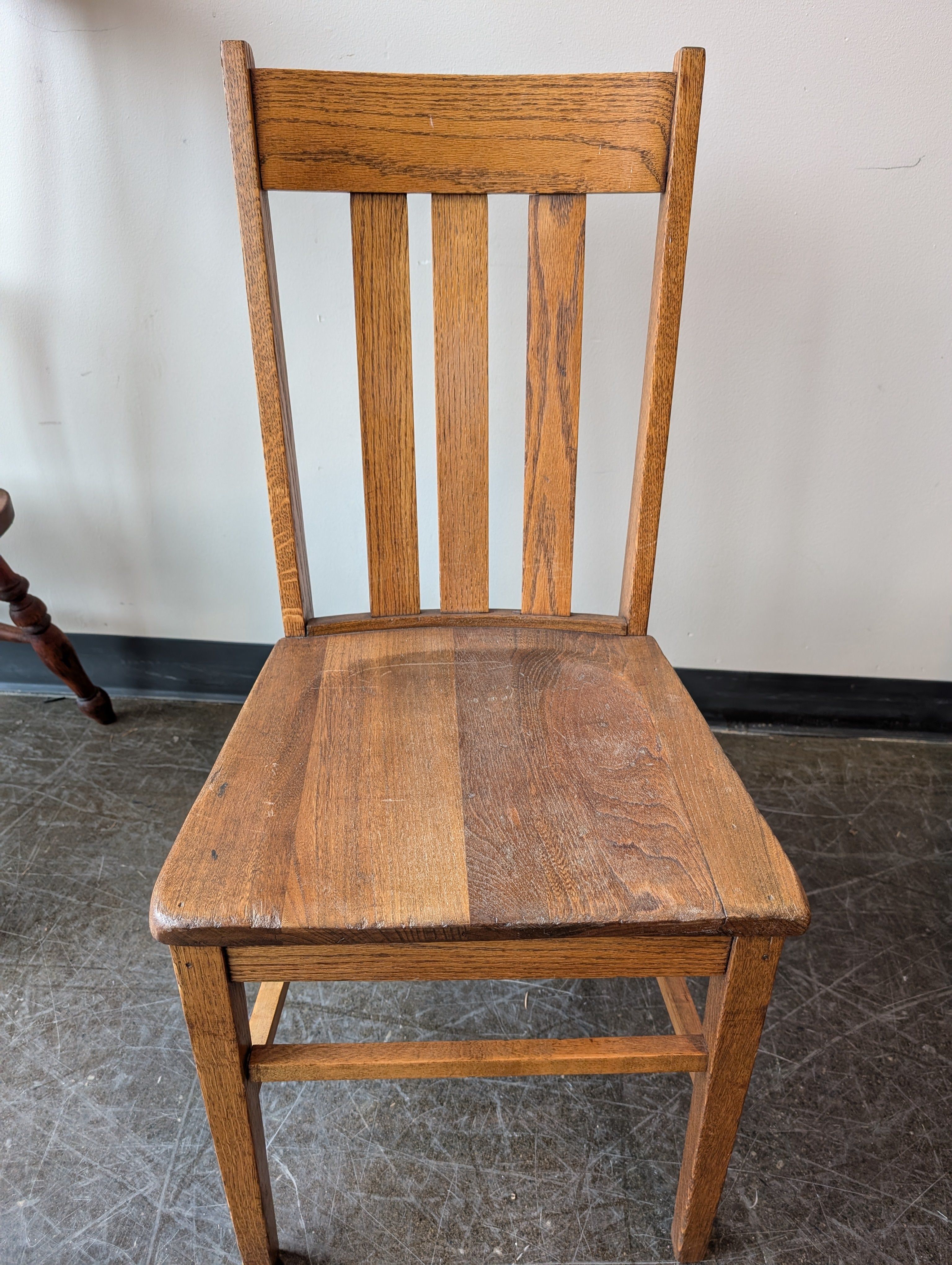 Vintage Mission Style Oak Dining Chair