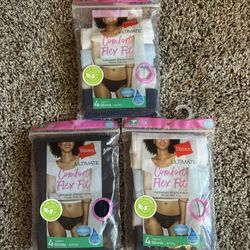 Hanes Ultimate Comfort Flex Fit Bikini Underwear Size 5