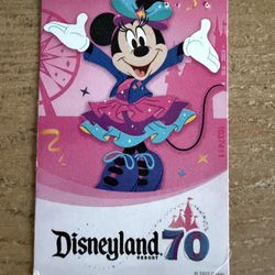 1 Disneyland Ticket, Valid Any Day, Expires 09/15/2026. 1 Day, 1 Park