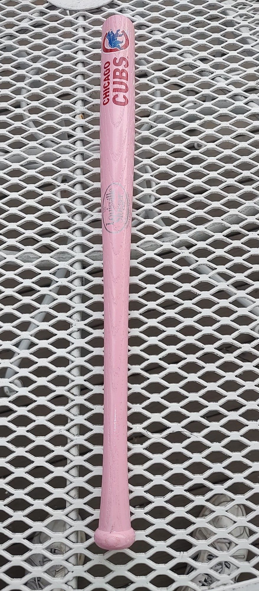 Chicago Cub 18" Souvenir Baseball Bat Pink