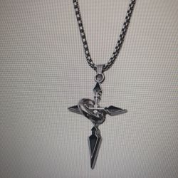 Simple cross necklace pendant