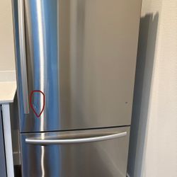 Stainless steel refrigerator for sale!