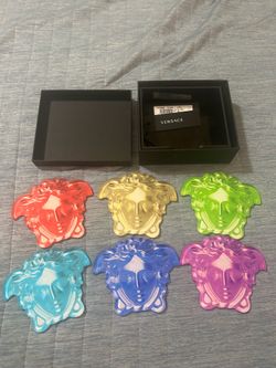 VERSACE Medusa Coaster Set of 6, Designer, Fashion