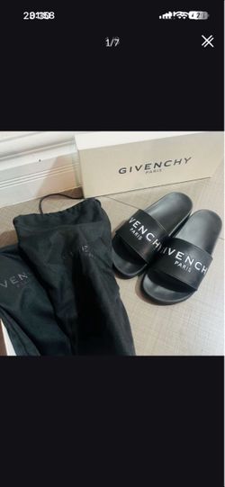 Givenchy Pool Slides Slipper Sandals Size US 8.5 39 EU