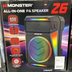 Monster Z6 All-in-One PA Speaker $150