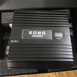 New Kong Audio 3000w Rms Full Range High Power Mono Amplifier with built in digital volt meter clip indicator. $250 Each 