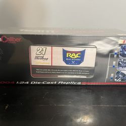 Team Caliber Preferred Series 2004 Rent-A-Center #21 Ricky Rudd NASCAR 1:24 Diecast Car