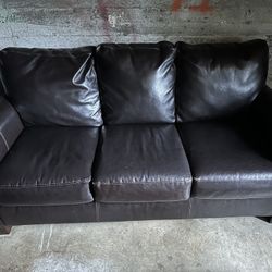 3 Seater Dark Brown Couch