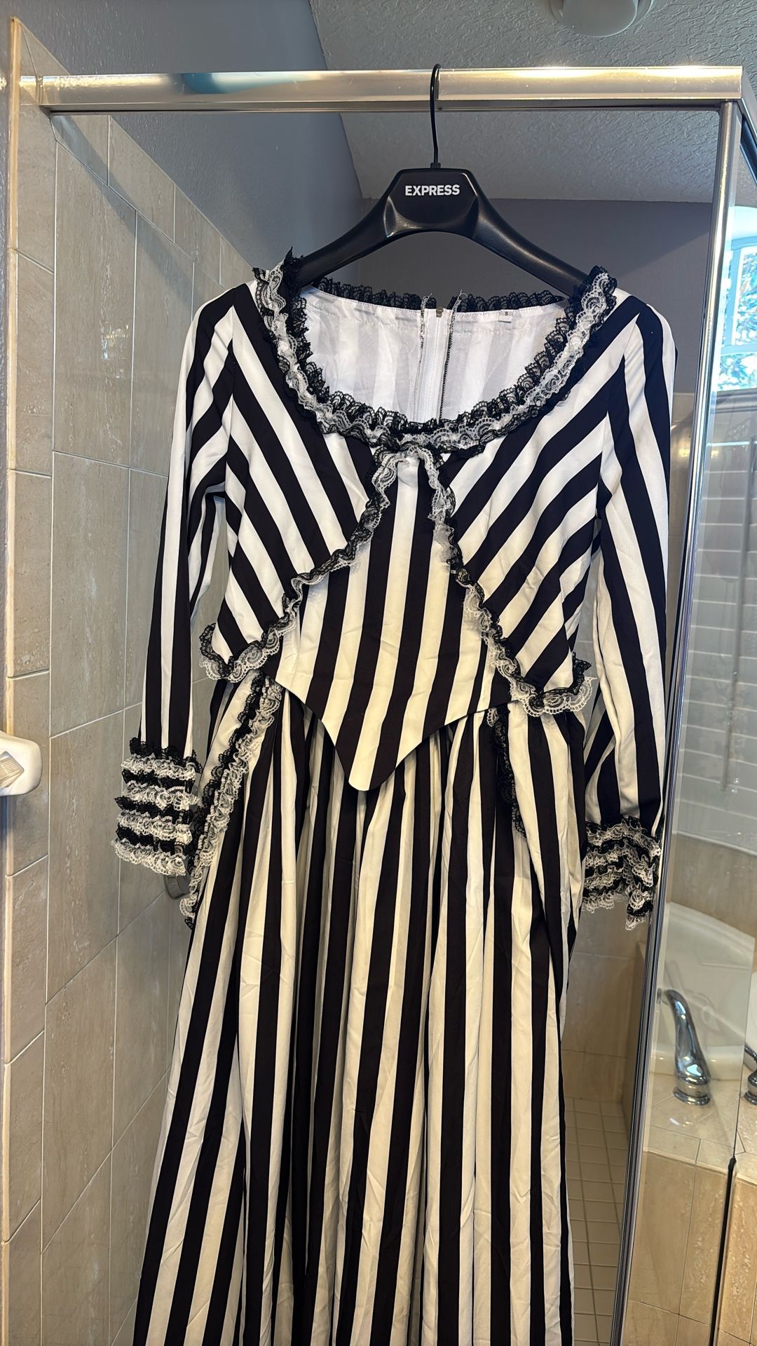 Halloween Classic Victorian Goth - Katrina Van Tassel Sleepy Hollow Dress - Small