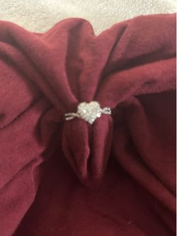 Kay jewelers heart, promise ring plus matching earrings