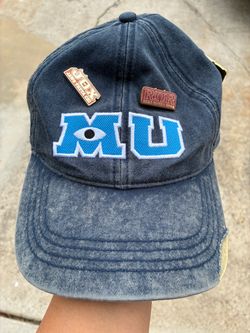 MONSTERS UNIVERSITY ADJUSTABLE HAT Cap W Pins All Sororities Fraternities PNK HSS EEK