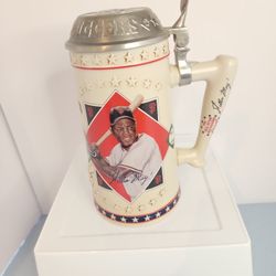 WILLIE MAYS souvenir tankard Stein Giants legend  Longton Crown Stein Limited