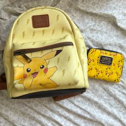 Pokémon Pikachu Loungefly With Wallet 
