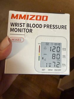 MMIZOO W1681 Wrist Blood Pressure Monitor