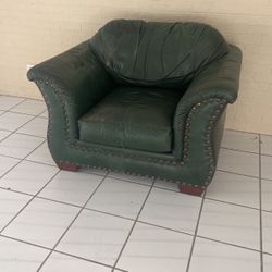 Green Leather Chair