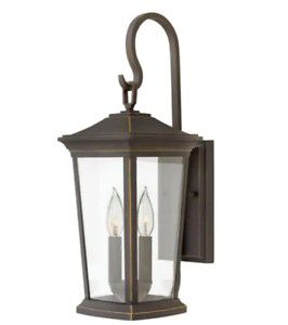 Hinkley Bromley LED 20 inch Oil Rubbed Bronze Outdoor Wall Mount Lantern, Small