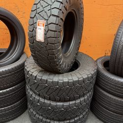 35x11.50R20 Nitto Ridge Grappler Full Set of 4 Tires