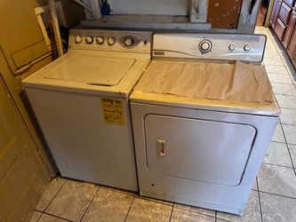 Washer and Dryer