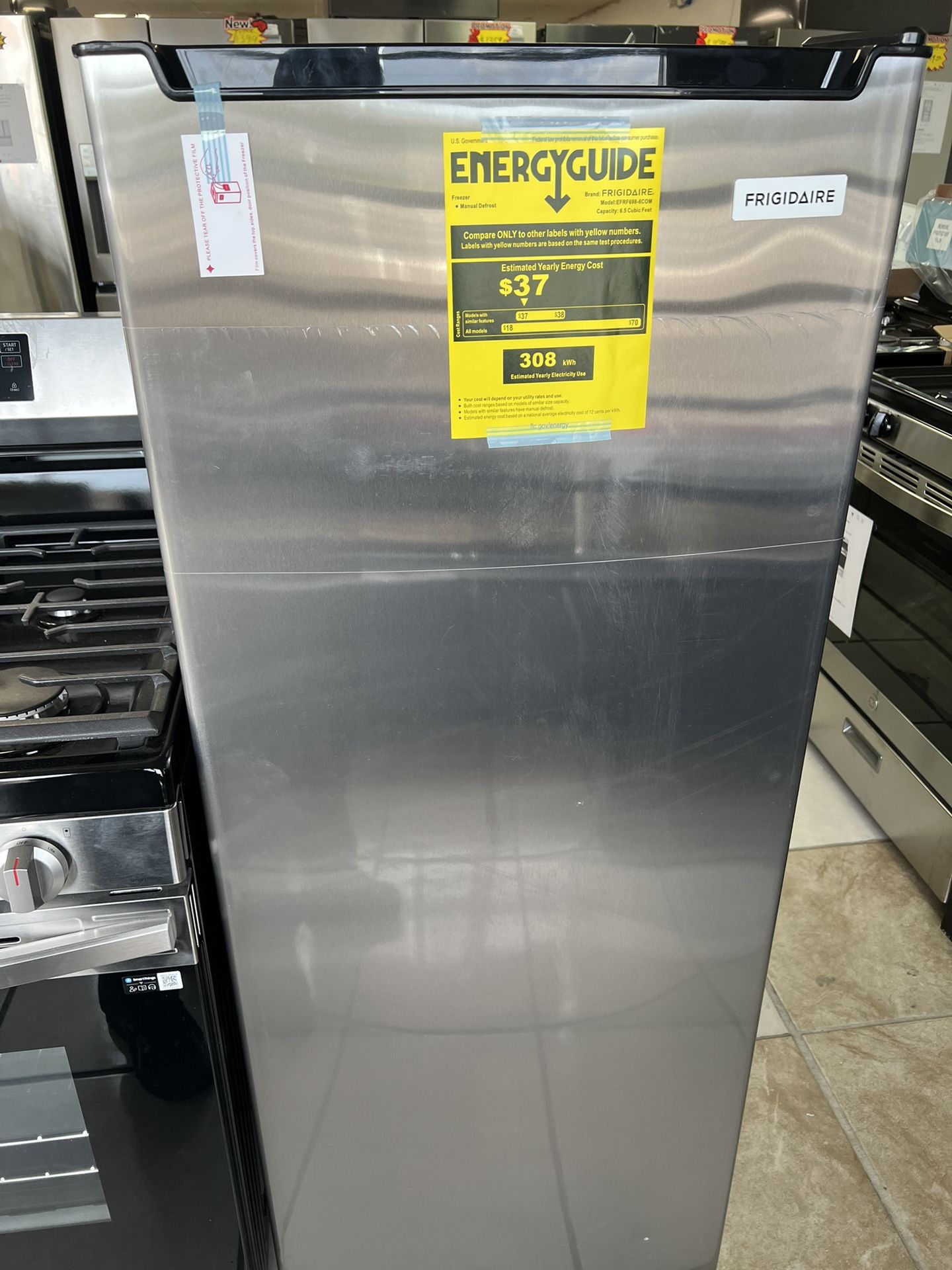 frigidaire upright freezer