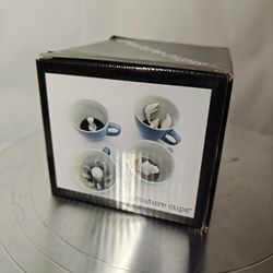 Creature Cups Great White Shark Cobalt Blue Ceramic Mug