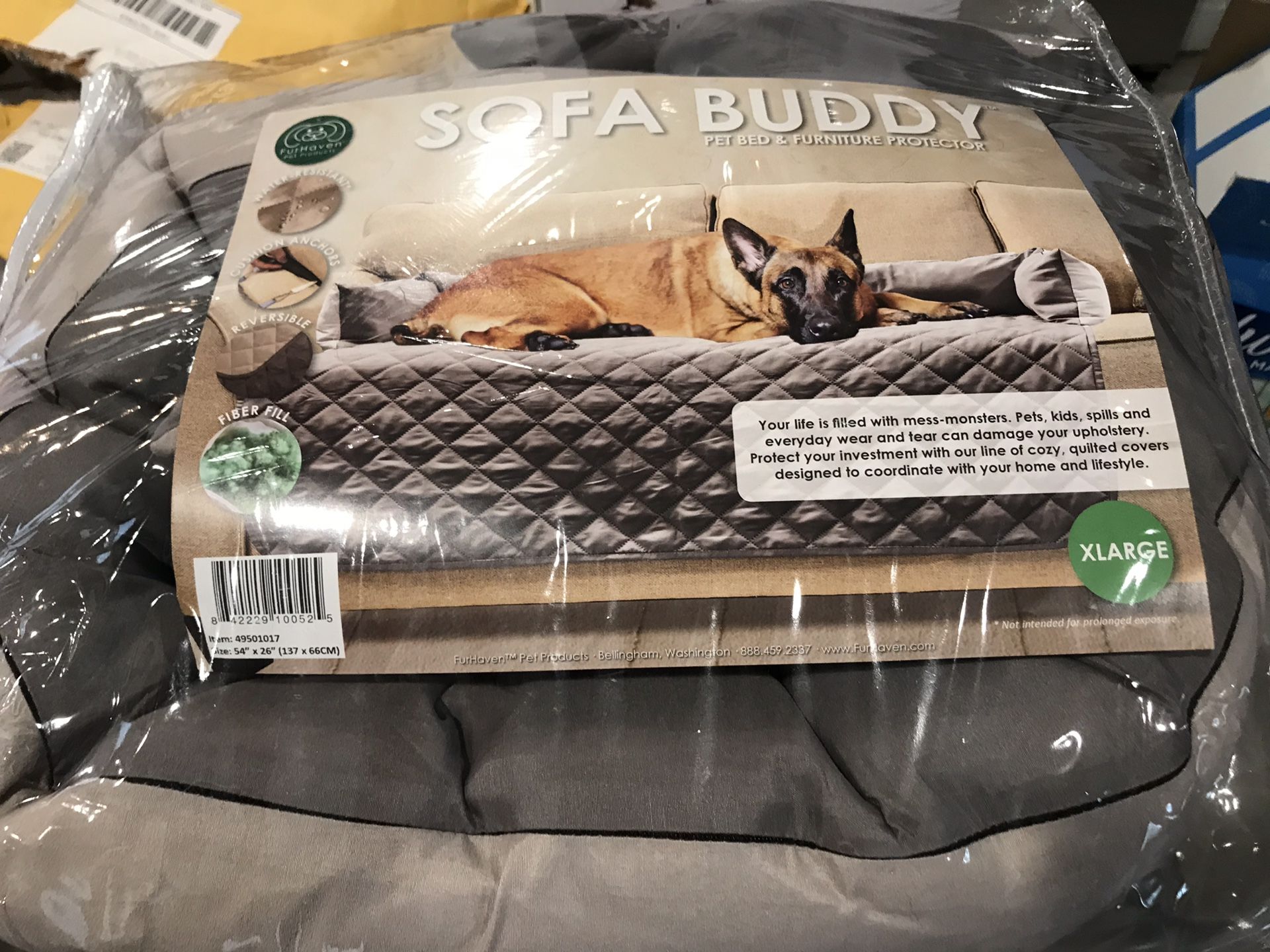 Sofa Buddy pet bed and furniture protector