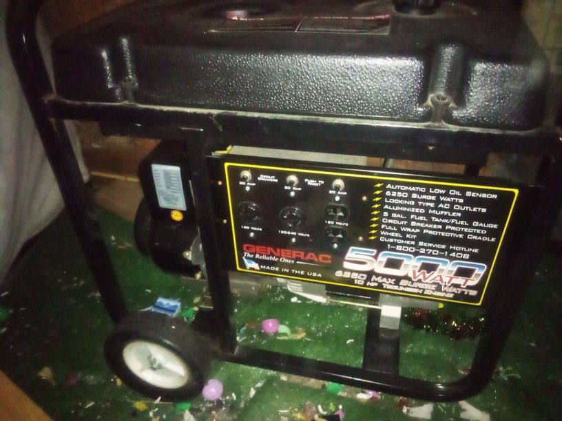 Generac 5000 Watt Generator