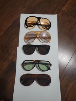 Lot of 5 Aviator Sunglasses