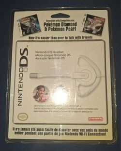 Nintendo ds headset for Pokémon diamond/pearl (NIB)